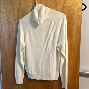 Mercer Street Studio White Turtleneck Sweater
